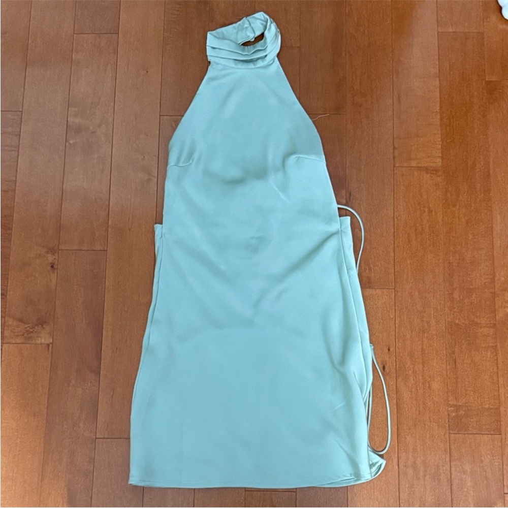 Princess Polly Mint Backless Dress - Picture 4 of 6